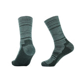 Crew Merino Wool Hiking Socks for men | Striped Design